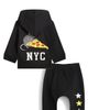 Supermix Studio Supermix Studio Pizza Rat Baby Hoodie & Jogger Set - 1