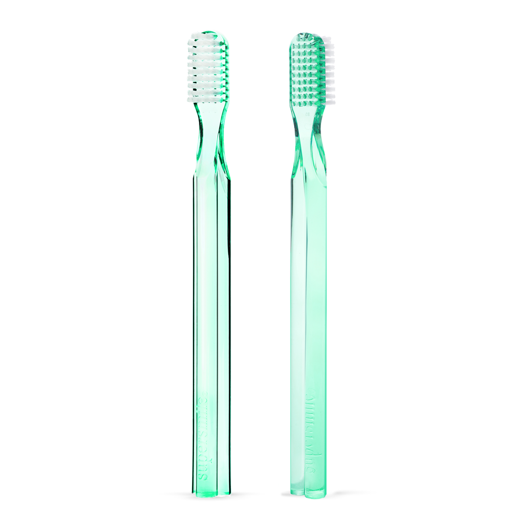 Supersmile 2-Pack Supersmile New Generation 45° Patented Long toothbrush Green 