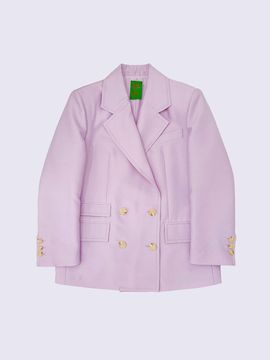 SUPERTHINGS Double Flap Oversized Blazer [LAVENDER]