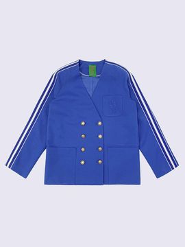 SUPERTHINGS Shooting Embroidery Track Jacket [BLUE]