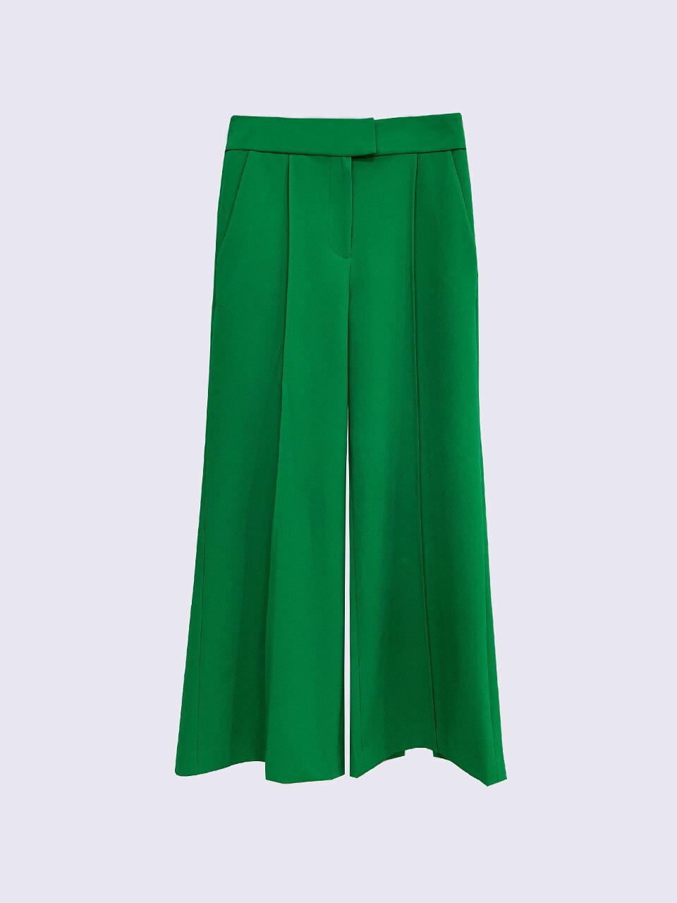 SUPERTHINGS Stretch Double-Closure Signature Pants [GREEN]