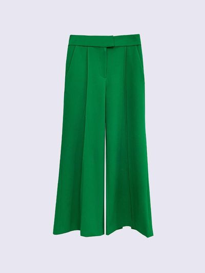 SUPERTHINGS Stretch Double-Closure Signature Pants [GREEN]