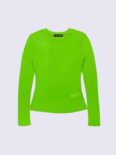 SUPERTHINGS Tencel Blend Round Neck T-shirt [NEON]