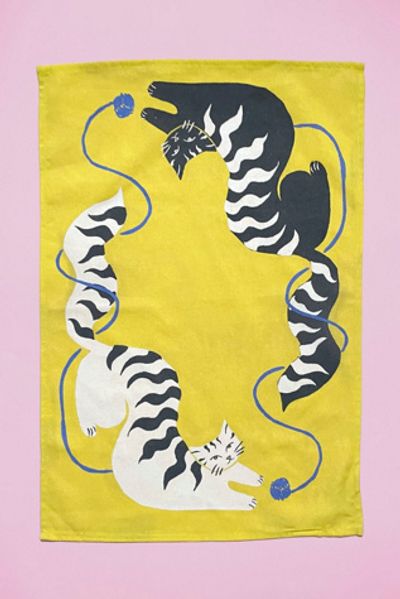 Supra Endura Supra Endura Magic Cat Organic Tea Towel