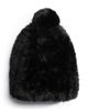 Surell Surell Girls' Faux Fur Knitted Beanie Hat - 1