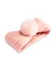 Surell Surell Girls' Knit Headband with Faux Fur Pom - 2