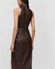 Susana Monaco Faux Leather Midi Dress - 3