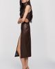 Susana Monaco Faux Leather Midi Dress - 4