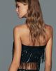 Susana Monaco Fringed Strapless Top - 3