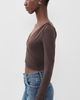 Susana Monaco Susana Monaco Angle Wire Gathered Top Java - 4