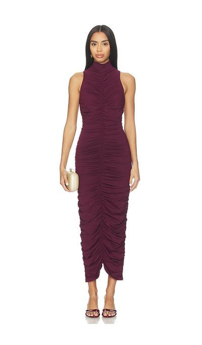 Susana Monaco Susana Monaco Carryover Gathered Mocked Center Dress