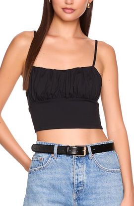 Susana Monaco Susana Monaco Crop Button Camisole