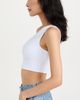 Susana Monaco Susana Monaco Essential One-Shoulder Crop Top Sugar - 4