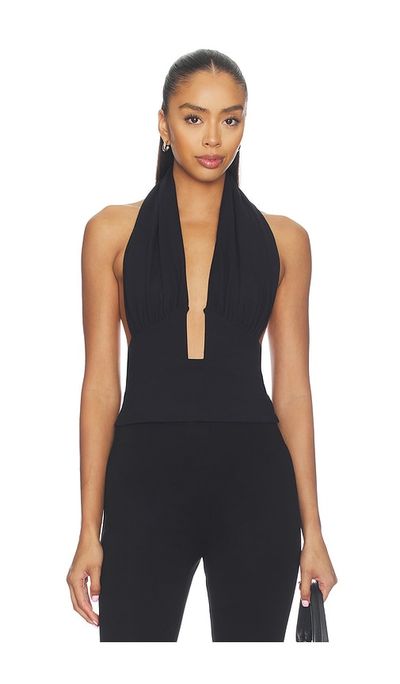 Susana Monaco Susana Monaco Halter Gathered Top