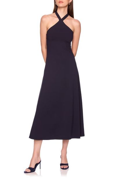 Susana Monaco Susana Monaco Halter String Tie Midi Dress