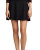 Susana Monaco Susana Monaco High Waisted Flare Skirt Black L - 1