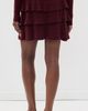 Susana Monaco Susana Monaco Light Merino Tiered Sweater Skirt Beaujolais - 3