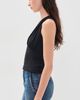 Susana Monaco Susana Monaco Low V Wire Tank Black - 4