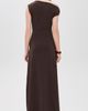 Susana Monaco Susana Monaco One Shoulder Gathered Slit Front Dress Java - 3