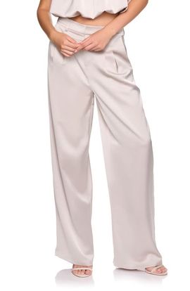 Susana Monaco Susana Monaco Pleated Satin Pants