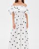 Susana Monaco Susana Monaco Polka-Dot Poplin Dress Sugar/Black - 2