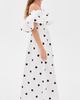 Susana Monaco Susana Monaco Polka-Dot Poplin Dress Sugar/Black - 4