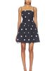 Susana Monaco Susana Monaco Polka Dot Tie Back Dress - 1