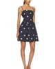 Susana Monaco Susana Monaco Polka Dot Tie Back Dress - 2