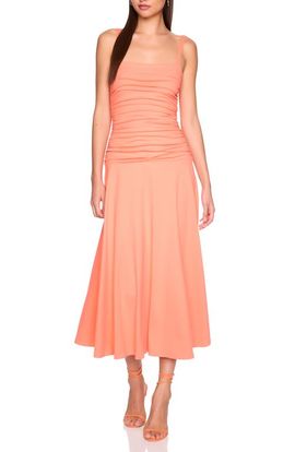 Susana Monaco Susana Monaco Ruched Sleeveless Maxi Dress