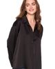 Susana Monaco Susana Monaco Satin Button Front Shirt - 4