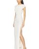 Susana Monaco Susana Monaco Short Sleeve Gathered Slit Dress - 2