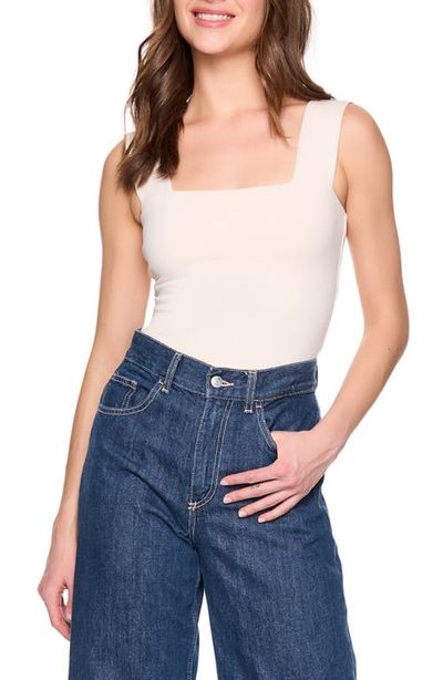 Susana Monaco Susana Monaco Square Neck Wide Strap Tank