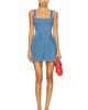 Susana Monaco Susana Monaco Stretch Denim Apron Romper - 1