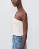 Susana Monaco Susana Monaco Twisted Asymmetrical Blouse Blanched Almond - 4