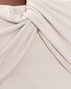 Susana Monaco Susana Monaco Twisted Asymmetrical Blouse Blanched Almond - 6