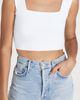 Susana Monaco Susana Monaco Wide Strap Crop Top Black M - 2