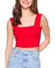 Susana Monaco Susana Monaco Wide Strapped Cropped Tank - 1