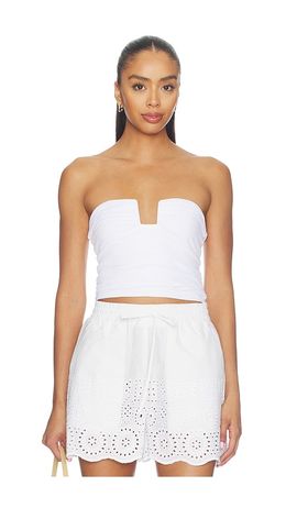 Susana Monaco Susana Monaco Wire Gathered Tube Top