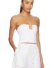 Susana Monaco Susana Monaco Wire Gathered Tube Top - 2
