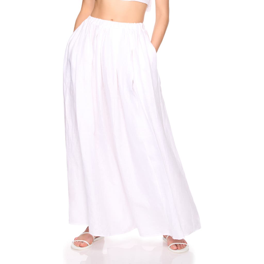 Susana Monaco Susana Monaco Wrap Linen Maxi Skirt