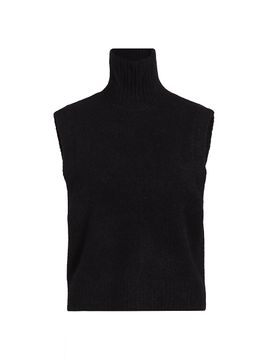 susana monaco Women's Mapache Mock Turtleneck Top