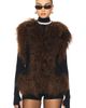 Susanna Chow Susanna Chow Dorothy Shearling Suede Vest - 1