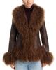 Susanna Chow Susanna Chow Leather Dorothy Brown Jacket - 3