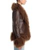 Susanna Chow Susanna Chow Leather Dorothy Brown Jacket - 5