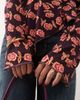 Susmies Susmie's bruma off the shoulder asymmetric hem long sleeve top in multi floral - 3