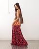 Susmies Susmie's flora roll over waist midaxi skirt in boho florals-Multi - 3