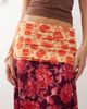 Susmies Susmie's flora roll over waist midaxi skirt in boho florals-Multi - 4