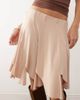 Susmies Susmie's jane asymmetric hem low rise midi skirt in brown - 2