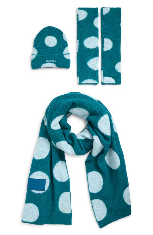 Susmie's Susmie's Marieta Scarf, Beanie & Leg Warmers Set