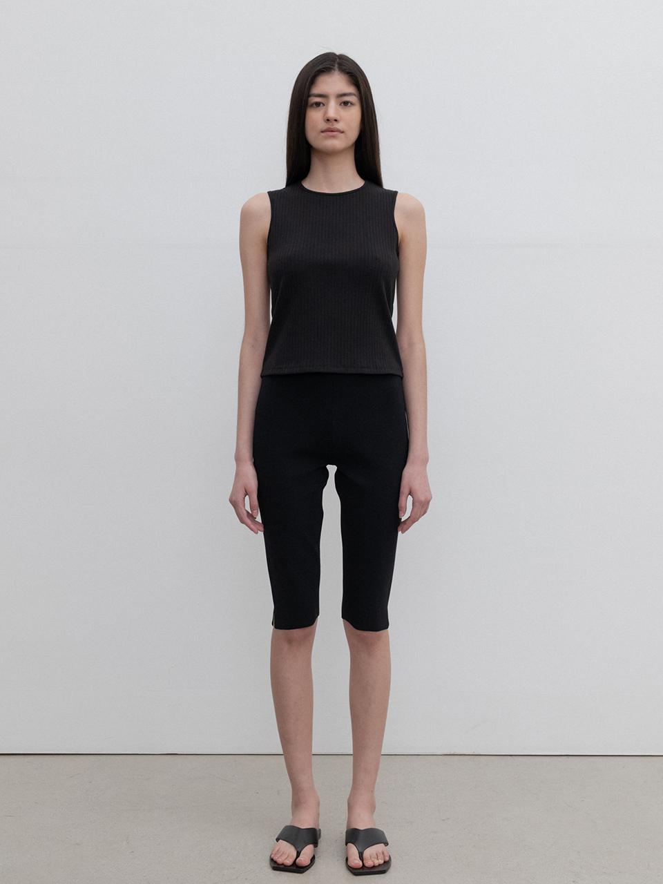SUSUMU CAPRI LEGGINS black